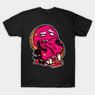 Dying Donut Funny Dark Humor T-Shirt